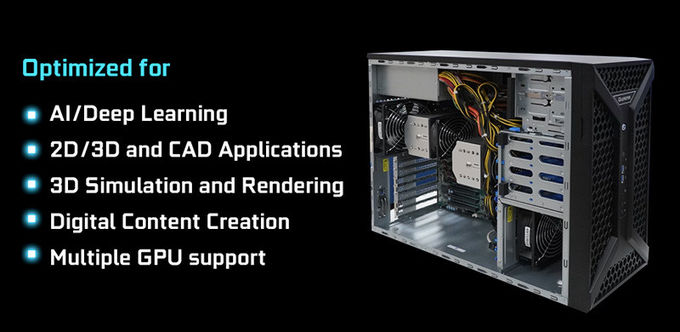 Leadtek WinFast WS1040 PC Workstation Server For AI Deep Learning 3D Rendering 0