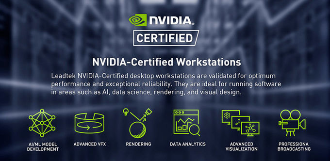 Leadtek WinFast WS1040 PC Workstation Server For AI Deep Learning 3D Rendering 1