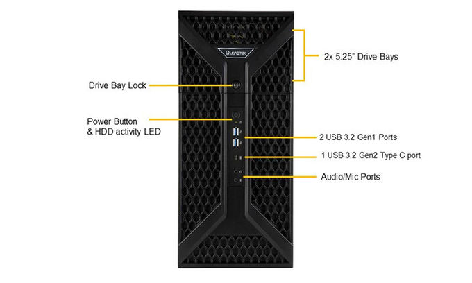Leadtek WinFast WS1040 PC Workstation Server For AI Deep Learning 3D Rendering 3