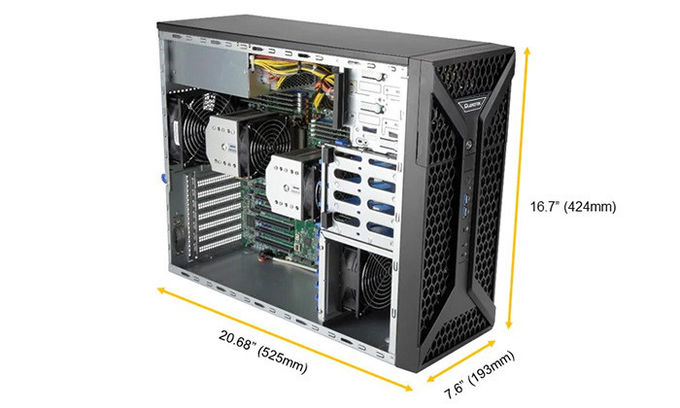 Leadtek WinFast WS1040 PC Workstation Server For AI Deep Learning 3D Rendering 4