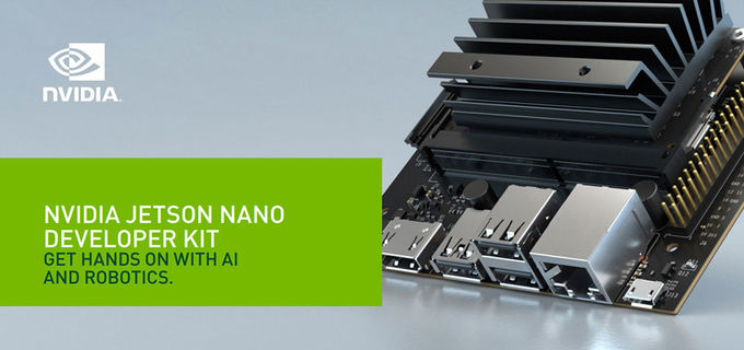 Small Nvidia Jetson Single Board Computer Ai For Robotics 4GB UHS 0