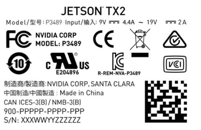 16GB EMMC 5.1 UVA Nvidia Jetson Tx2 Board Development Kit for Healthcare 0