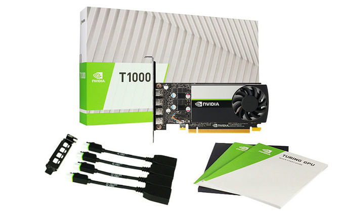 8 GB GDDR6 Turing Architecture Original Brand New NVIDIA Quadro Graphics Card T1000 0