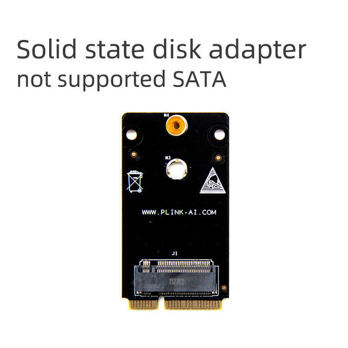 Mini PCIe To M.2 PC Assembling Parts Solid State Disk Adapter Board IPEX Connector 0