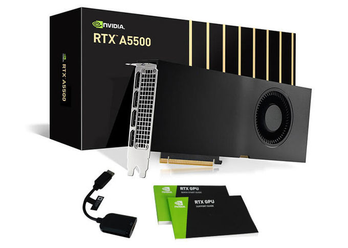 Ampere GPU 10240 Desktop Graphics Card NVIDIA Cuda RTX A5500 24G For Gaming Pc 0