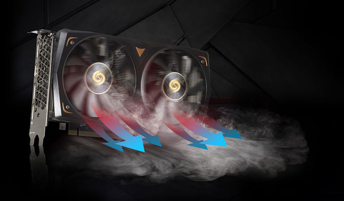 184 W LeadTek WinFast RTX 2060 Hurricane 12GB GDDR6 NVIDIA Turing GPU 2176 CUDA Cores 1