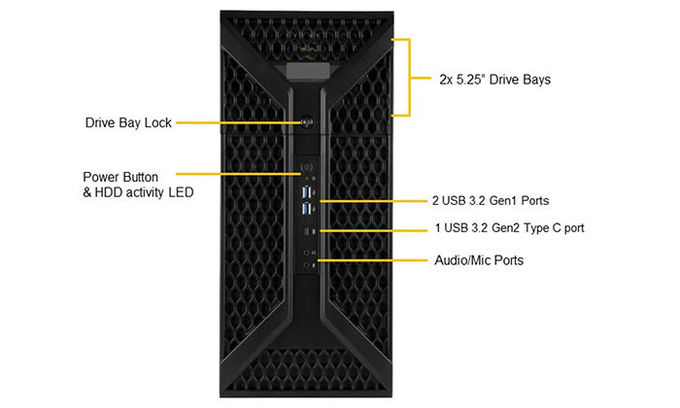 Leadtek WinFast WS750 PC Workstation Server For AI Deep Learning 3D Rendering 4
