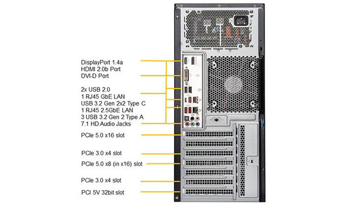 Leadtek WinFast WS750 PC Workstation Server For AI Deep Learning 3D Rendering 3