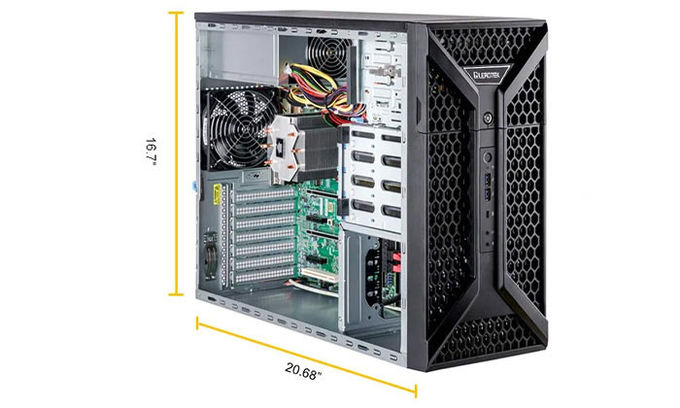 Leadtek WinFast WS750 PC Workstation Server For AI Deep Learning 3D Rendering 1
