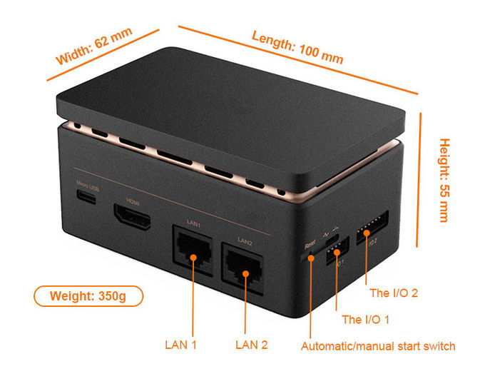Jetson TX2 8G Rugged Embedded Computer 1.33 TFLOPS 1