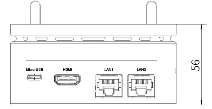 Jetson TX2 Industrial Embedded Pc 8G 128 Bit LPDDR4 0