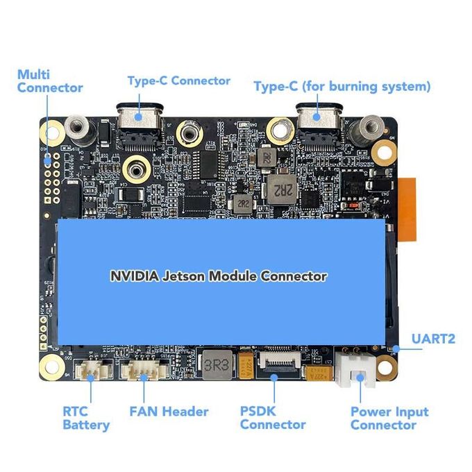 UAV Jetson Orin NX 16GB Carrier Board 100 TOPS 900-13767-0000-000 1