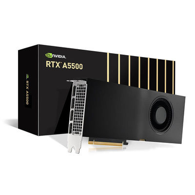 Ampere GPU 10240 Desktop Graphics Card NVIDIA Cuda RTX A5500 24G For Gaming Pc